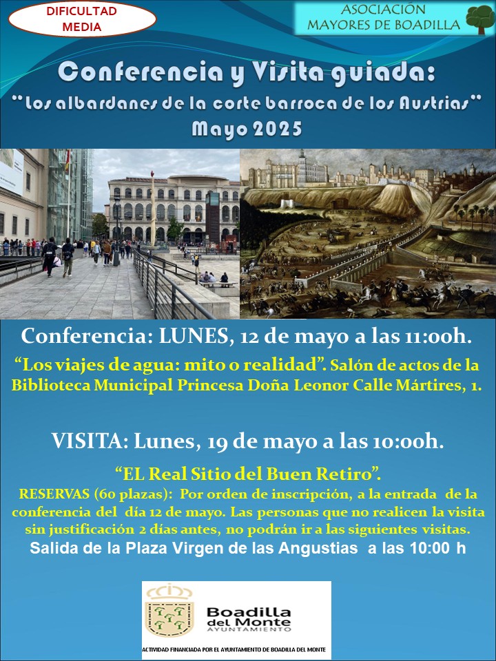 CONFERENCIA Y VISITA GUIADA DE MAYO 2025